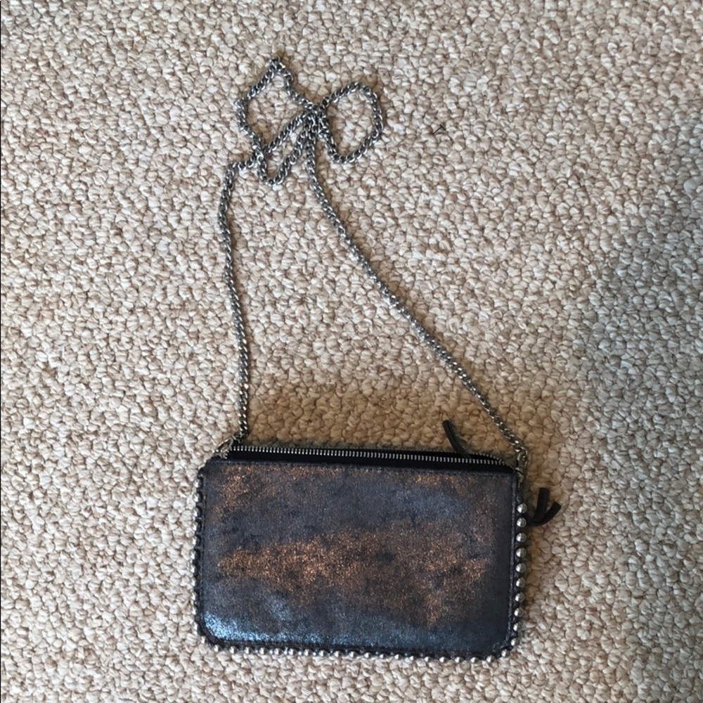 Black Sparkle Chain Crossbody bag